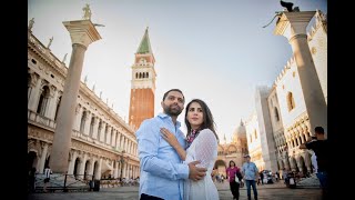 The most romantic wedding proposal in Venice Italy  The Story of Joe amp Diana [upl. by Alleiram]