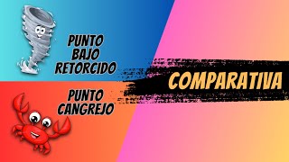 Puntos de remate punto cangrejo vs punto bajo retorcido [upl. by Kerns]