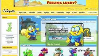 Neopets The Welcome Page PLUS FREE NC Tutorial [upl. by Fini]