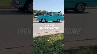 Subscribe for more content Let’s go surfin with Evan theleadfootgarage9078 in his 64’ Suburban [upl. by Samaria]