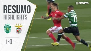 Highlights  Resumo Sporting 10 Benfica Taça de Portugal 1819 12 Final [upl. by Aleafar193]