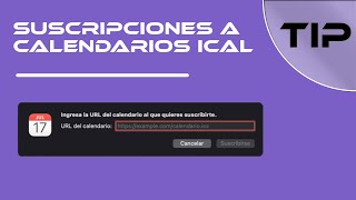 Cómo suscribirse a Calendarios iCal  Apple Tips [upl. by Hcardahs]