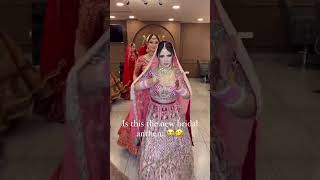 Is This The New Bridal Song 😅 bridemakeup bridalsong bridalbun dulhanmehndi dulhan song [upl. by Ennayt]