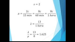 Teoría de colas o líneas de espera 5 MMs Ejercicio 1 Introducción [upl. by Odicalp]