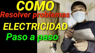 como encontar problemas de electricidad y resolverlas [upl. by Adele]