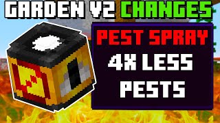 These Garden V2 Changes SAVE The Update Hypixel Skyblock Pests Update [upl. by Greenwell]