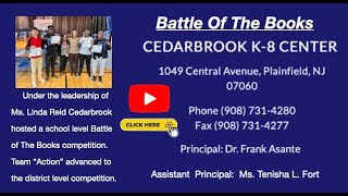 Cedarbrook Battle of The Books 2023 [upl. by Gayla158]