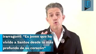 El EMOTIVO mensaje de Alejandro Irarragorri a Aleco tras asumir la presidencia de Santos Laguna [upl. by Hillel]