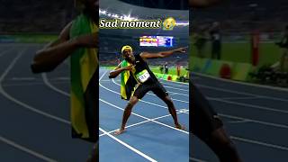 Usain bolt এর😭 sad কিছু moment usainbolt shorts [upl. by Nilad]