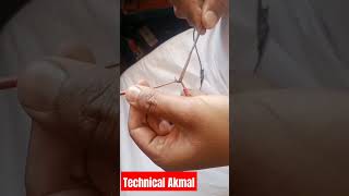 An technic from a genius electrician  how to connect strong wires without shortselectricity🇸🇬🇵🇷🇳🇵 [upl. by Chabot]