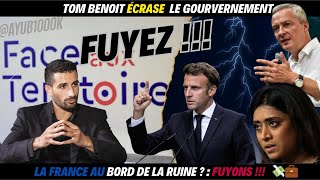 La France au bord de la ruine  Fuyons  💸💼  Débat Tom Benoit  Prisca Thévenot PP du gouvernement [upl. by Zita575]