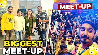 Biggest Meetup In Hyderabad Gone Wrong 😔 All Freefire Youtubers [upl. by Atsirhcal]