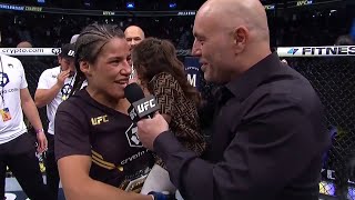 UFC 269 Julianna Peña Octagon Interview  New UFC Bantamweight Champion [upl. by Ybsorc]