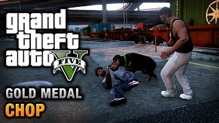 GTA 5  Mission 5  Chop 100 Gold Medal Walkthrough [upl. by Nnahaid145]