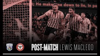 REACTION Macleod on late leveller at West Brom [upl. by Osner]