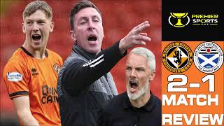 MAGIC FREE KICK KEEPS UNITED IN THE CUP DUNDEE UNITED 21 AYR UNITED  MATCH REVIEW [upl. by Studley714]