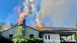 Burning up Volunteers brave scorching heat in fire training exercise [upl. by Dominus]