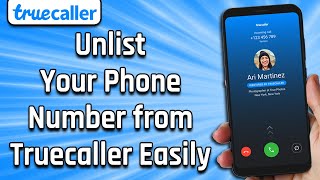 How To Unlist Your Phone Number From Truecaller easy [upl. by Llig]