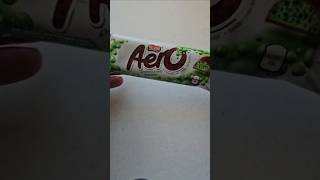 Aero chocolate bar pepermint flavor chocolate sweet yummy shorts [upl. by Alrad]