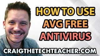 How To Use AVG Free Antivirus [upl. by Etteyafal583]