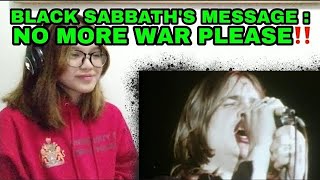 BLACK SABBATH  WAR PIGS LIVE VIDEO  REACTION AND REVIEW [upl. by Attekal]