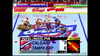 NHL Open Ice 2 on 2 Challenge  Gameplay PSX  PS1  PS One  HD 720P Epsxe [upl. by Anirdna]