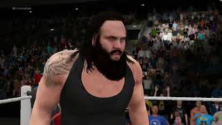 Braun Strowman vs Roman Reigns  WWE 2K17 [upl. by Aciria]