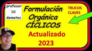 Hidrocarburos CÍCLICOS Ejercicios resueltos 🔥 Formulación orgánica [upl. by Fadiman]