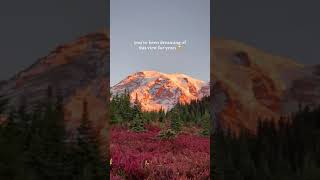 Mt Rainier in 10 Seconds Simply Stunning [upl. by Naam]