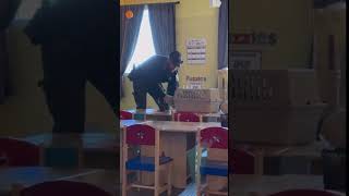 Game Warden Catches OWL in Classroom animalrescue wildlife shorts [upl. by Steel]