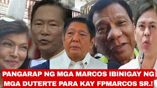 KAYA PALA MGA MARCOS TAKOT SA MGA DUTERTE DAHIL SA VIDEO NA ITO PDUTERTE MAY ISANG SALITA [upl. by Lirrad158]