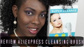 ALIEXPRESS SUPER CLEANSE BRUSH REVIEW  FLAIRELLE [upl. by Toni]