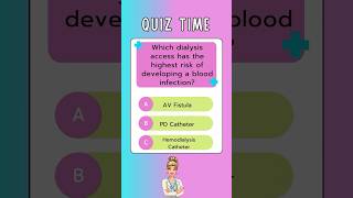 Test Your Knowledge Blood Infections dialysis nclex [upl. by Saihttam]