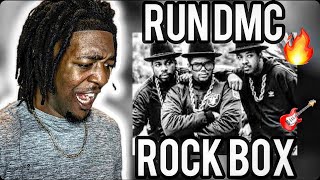 FIRST TIME HEARING RUN DMC  Rock Box Official Video  REACTION [upl. by Acinahs736]