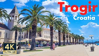 Trogir Croatia 🇭🇷 4K Old Town Walking Tour 2022 [upl. by Minton692]