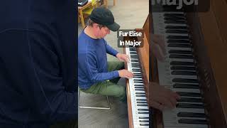 Fur Elise in Major Key Piano Beethoven [upl. by Deeraf]