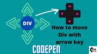 How to move Div with arrow keys  Codepen [upl. by Teriann]