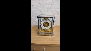 Jaeger LeCoultre Atmos clock 5288 model bicolour version chrome plated [upl. by Lin]