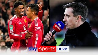 quotIts not right thatquot  Gary Neville criticises Marcus Rashford and Casemiro over trips to USA [upl. by Bierman361]