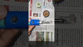 Homemade 5volt soldering iron with 18650 lithiumion batteryrechargeable soldering ironshorts [upl. by Ellene]