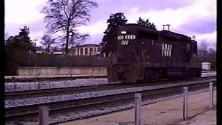 NampW GP30 running light at Spartanburg SC 1988 [upl. by Assenay]