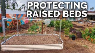 How Build a HOOP COVER for Raised Beds [upl. by Thevenot]