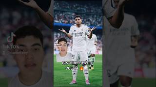 Brahim Diaz esta de regreso brahimdiaz camerey realmadrid championsleague elclasico laliga [upl. by Airam]