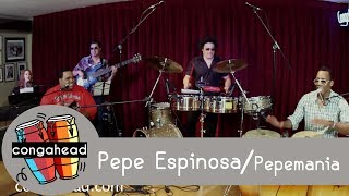 Pepe Espinosa performs Pepemania for congaheadcom [upl. by Jovi644]