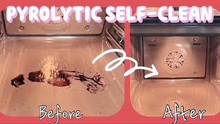 Pyrolytic Self Cleaning Oven Before amp After How To Use Pyrolytic Function  Bosch ovencleaning [upl. by Islehc498]