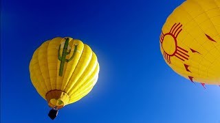 2017 Albuquerque Balloon Fiesta Cruising Overhead [upl. by Nwahsid416]