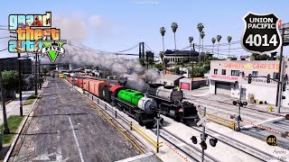 Union Pacific Big Boy  Abandon Railroads  Grand Theft Auto V [upl. by Deyas]