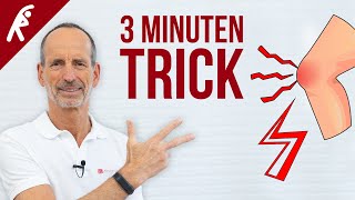 Der 3MinutenTrick gegen Knieschmerzen ✅ So schnell kannst du sie loswerden [upl. by Tessler]