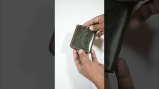 Making Leather Cardholder handmade leathergoods [upl. by Goldia]