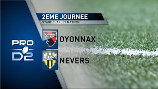 J2 PRO D2  OYONNAX vs NEVERS  Le match en bref [upl. by Hnid783]